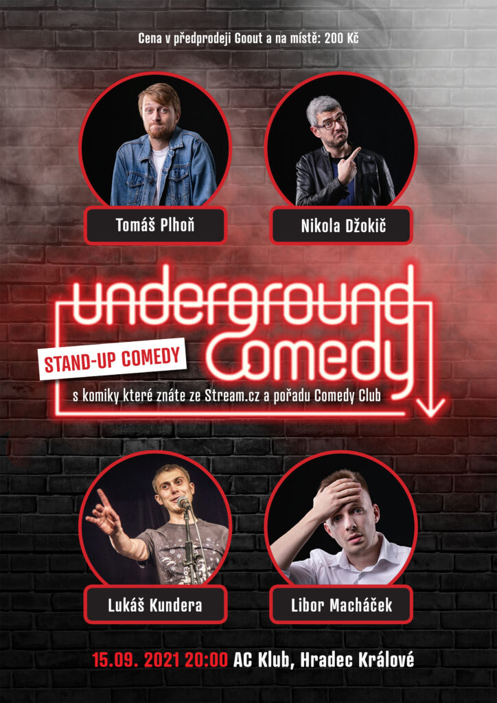 Stand-up show s Underground Comedy v AC 2021
